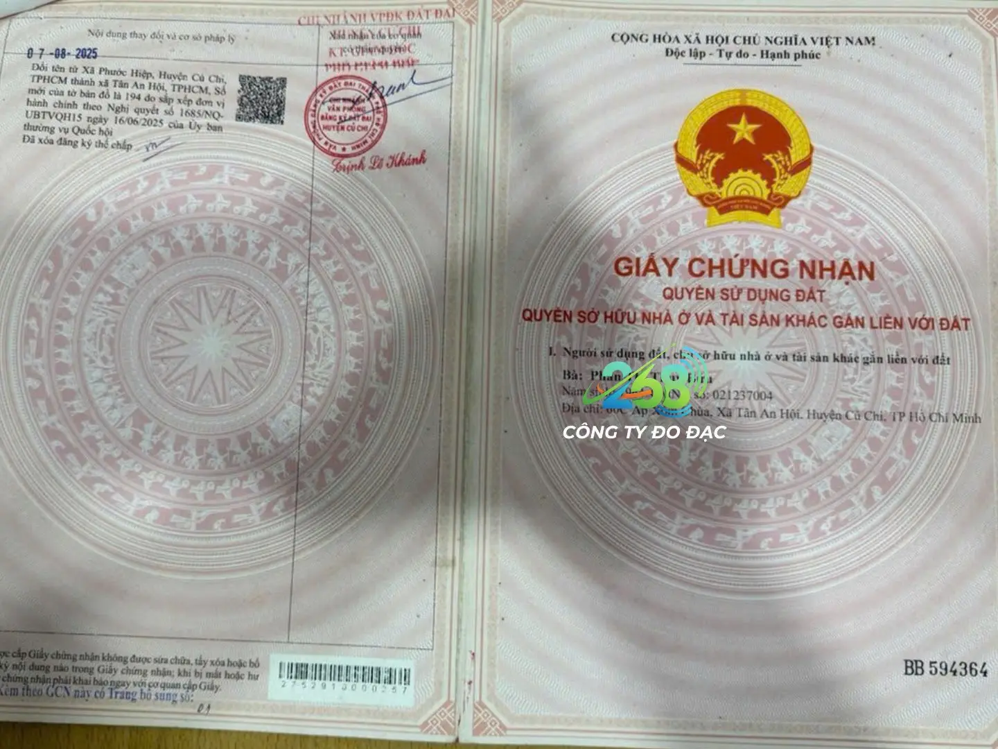 giấy chứng nhận sử dụng đất